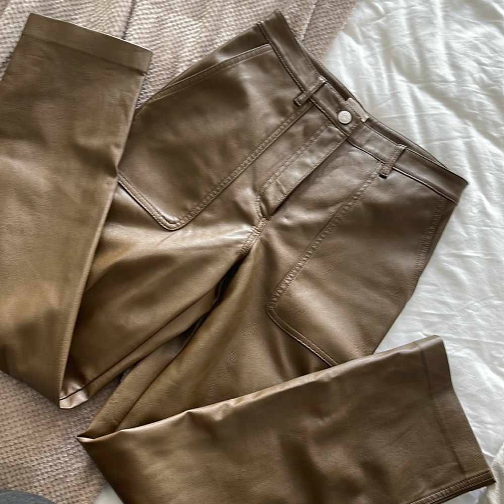 Wilfred free brown leather pants
